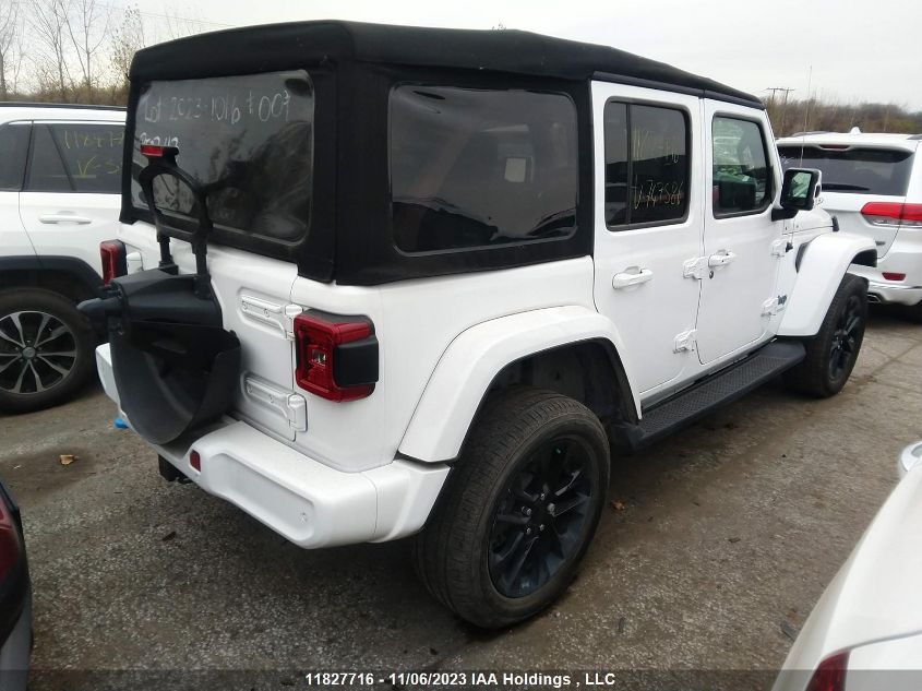 2021 Jeep Wrangler 4Xe Unlimited High Altitude VIN: 1C4JJXP69MW747586 Lot: 11827716