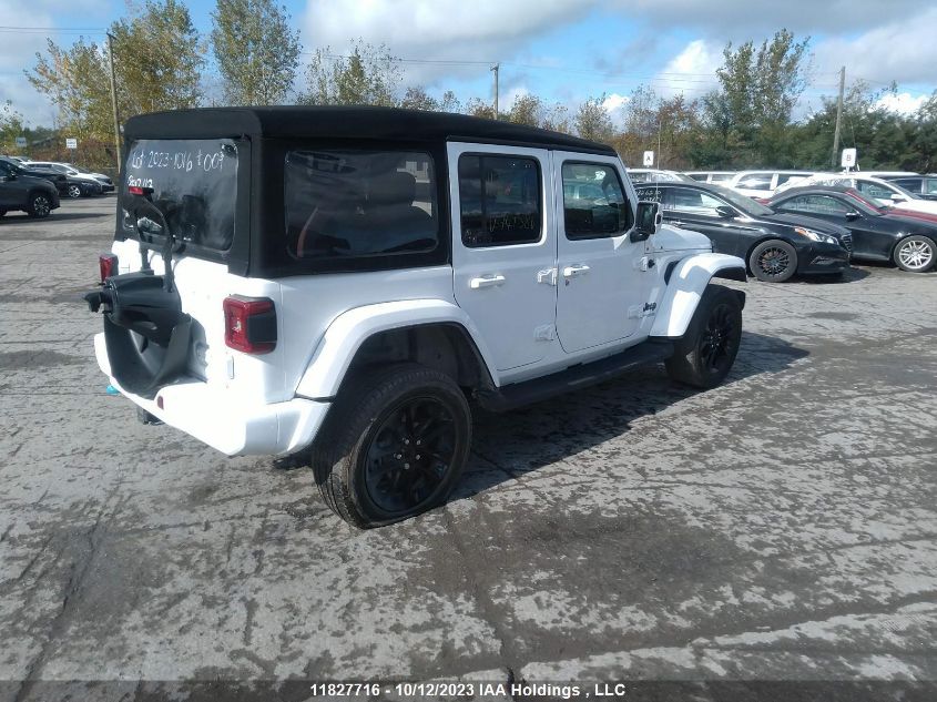 2021 Jeep Wrangler 4Xe Unlimited High Altitude VIN: 1C4JJXP69MW747586 Lot: 11827716