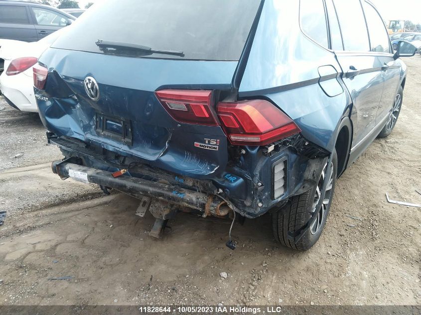 2018 Volkswagen Tiguan Comfortline VIN: 3VV2B7AX4JM007976 Lot: 11828644