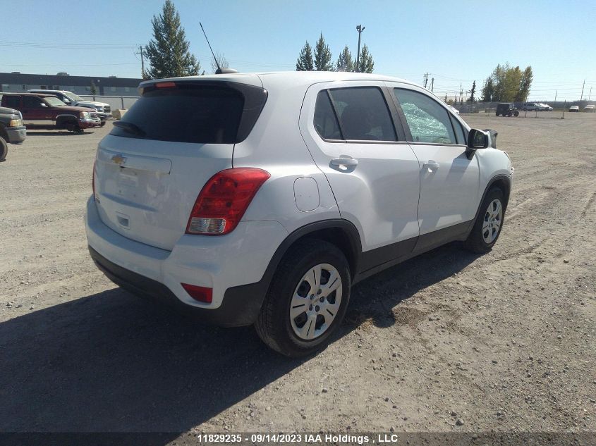 2017 Chevrolet Trax Ls VIN: 3GNCJKSB9HL170819 Lot: 11829235