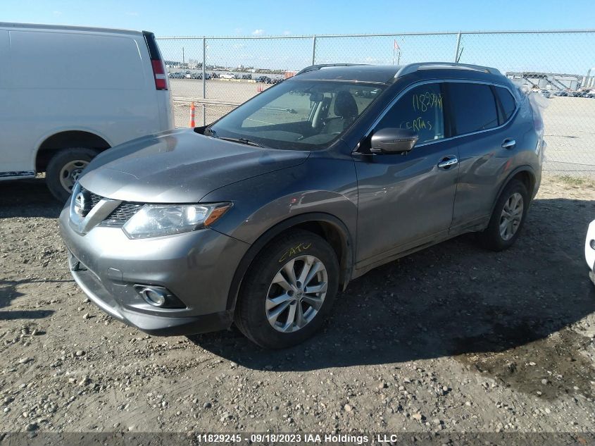 2016 Nissan Rogue S/Sl/Sv VIN: 5N1AT2MV9GC845172 Lot: 11829245