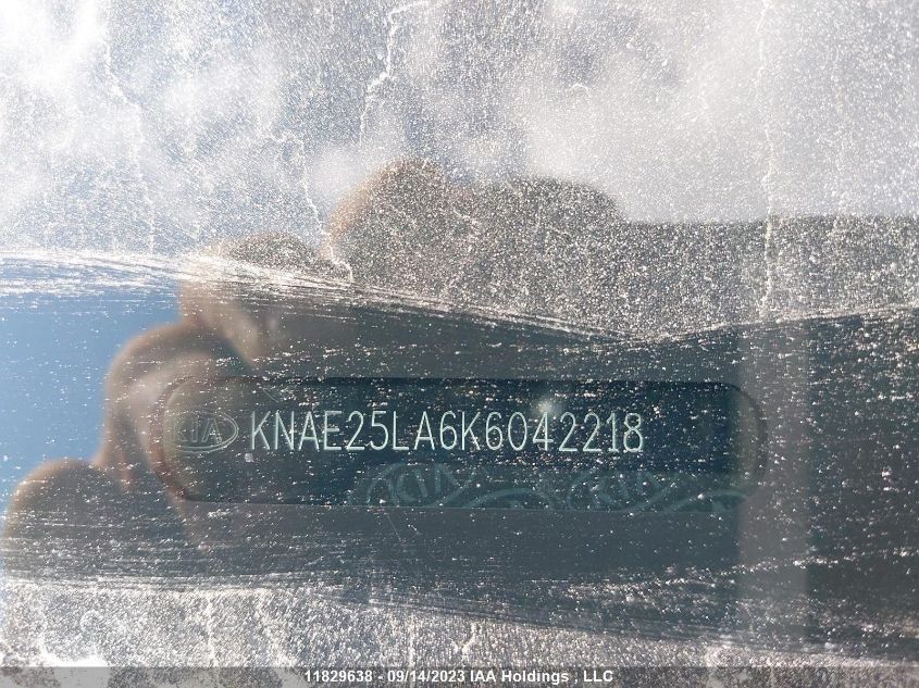 2019 Kia Stinger Gt-Line VIN: KNAE25LA6K6042218 Lot: 11829638