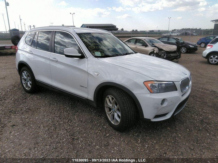 2011 BMW X3 28I VIN: 5UXWX5C5XBL711179 Lot: 11830095