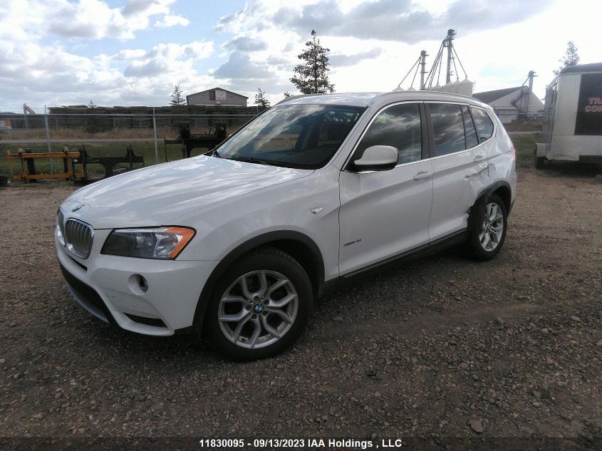 2011 BMW X3 28I VIN: 5UXWX5C5XBL711179 Lot: 11830095