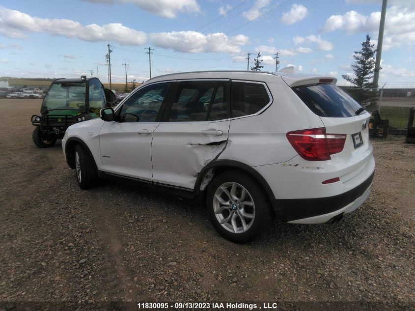 2011 BMW X3 28I VIN: 5UXWX5C5XBL711179 Lot: 11830095