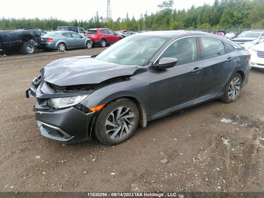 2019 Honda Civic Ex 4Dr VIN: 2HGFC2F72KH006433 Lot: 11830296