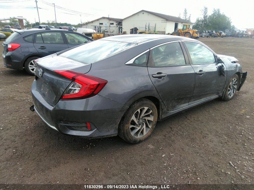 2019 Honda Civic Ex 4Dr VIN: 2HGFC2F72KH006433 Lot: 11830296