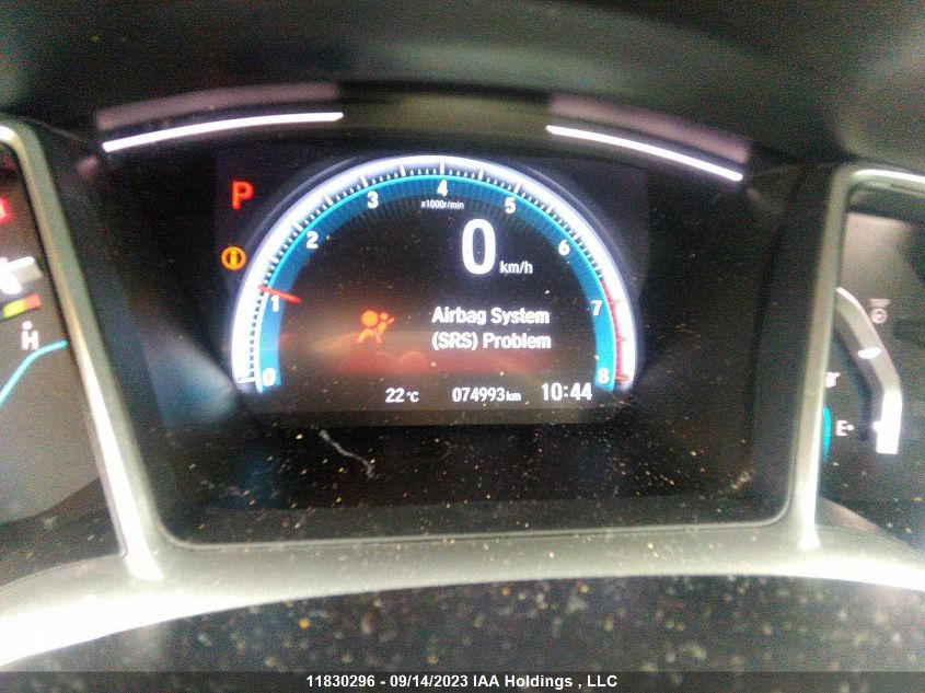 2019 Honda Civic Ex 4Dr VIN: 2HGFC2F72KH006433 Lot: 11830296