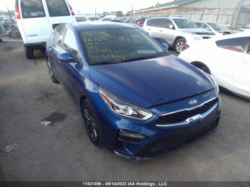 2021 Kia Forte Ex/Ex+/Ex Premium VIN: 3KPF54AD1ME295675 Lot: 11831896