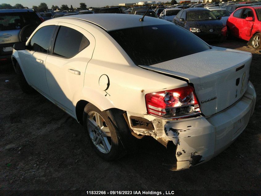 2010 Dodge Avenger Sxt VIN: 1B3CC5FB6AN190645 Lot: 11832266