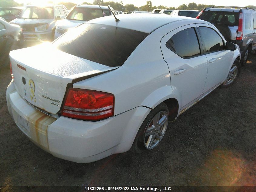 2010 Dodge Avenger Sxt VIN: 1B3CC5FB6AN190645 Lot: 11832266