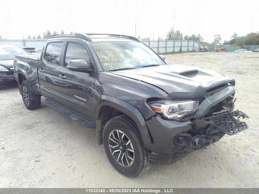 2022 Toyota Tacoma VIN: 3TYDZ5BN2NT016058 Lot: 11832340