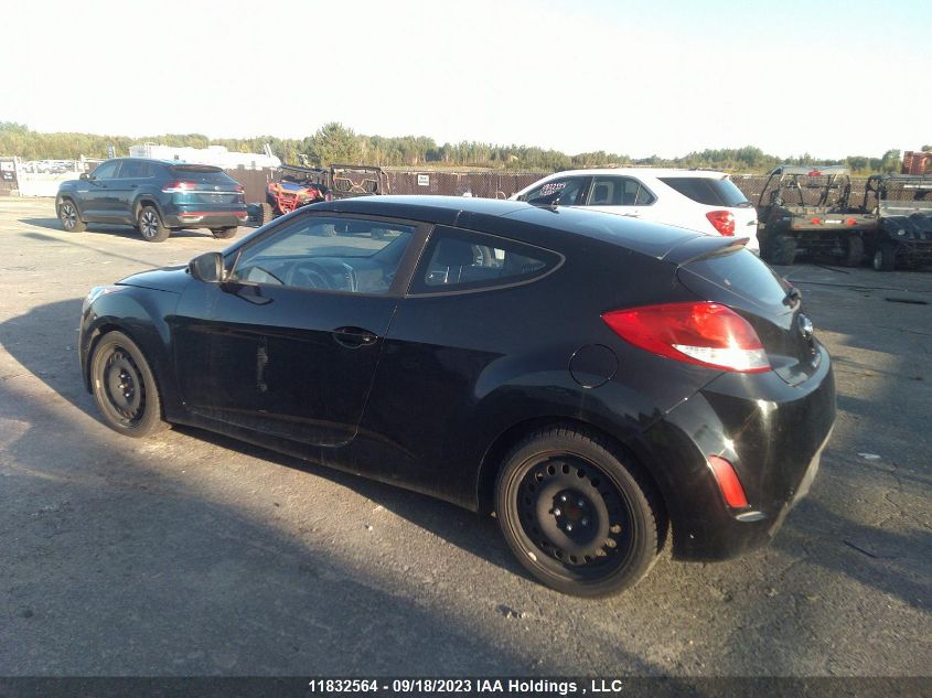 2017 Hyundai Veloster VIN: KMHTC6AD8HU319137 Lot: 11832564