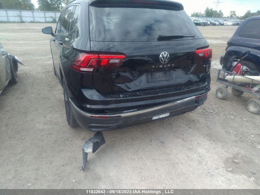 2022 Volkswagen Tiguan Comfortline VIN: 3VV2B7AX9NM098359 Lot: 11832642