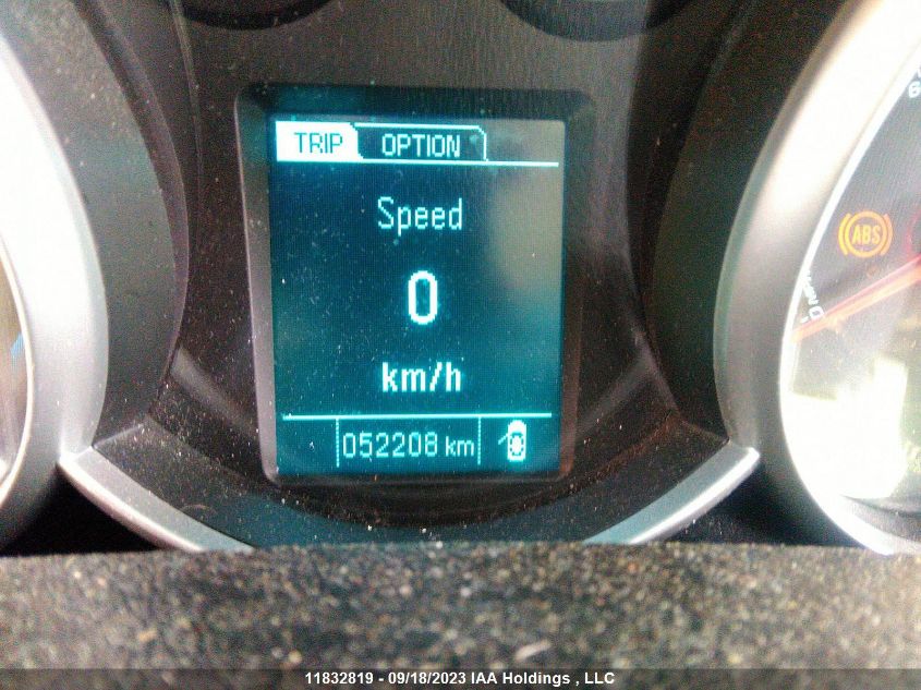 2014 Chevrolet Cruze 2Ls VIN: 1G1PL5SHXE7262637 Lot: 11832819