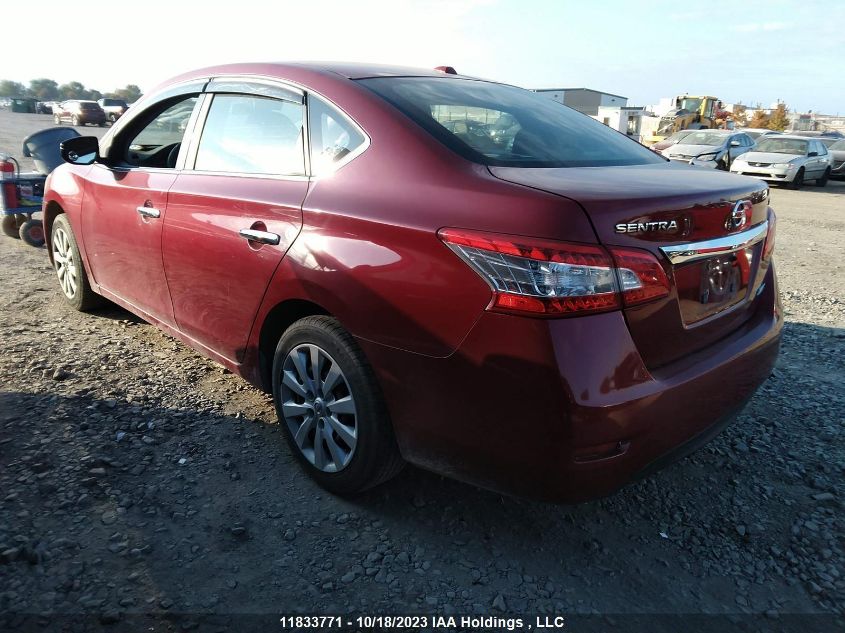 2014 Nissan Sentra S/Sv/Sr/Sl VIN: 3N1AB7AP7EL608758 Lot: 11833771