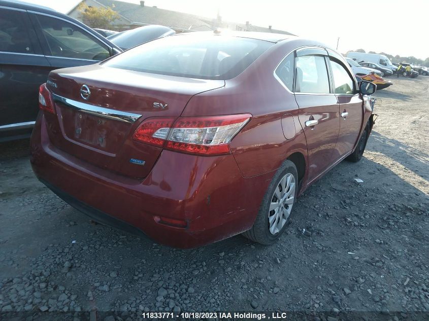 2014 Nissan Sentra S/Sv/Sr/Sl VIN: 3N1AB7AP7EL608758 Lot: 11833771