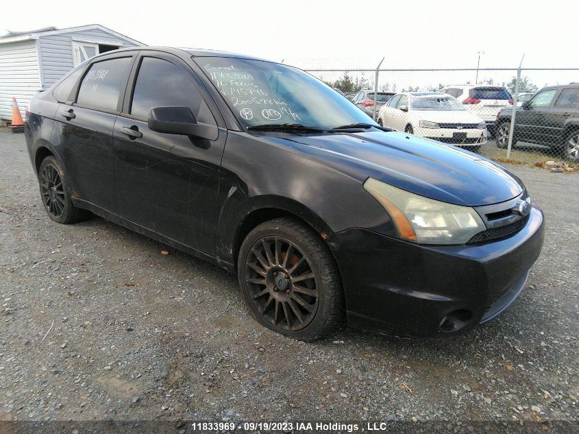 2010 Ford Focus Ses VIN: 1FAHP3GNXAW145746 Lot: 11833969