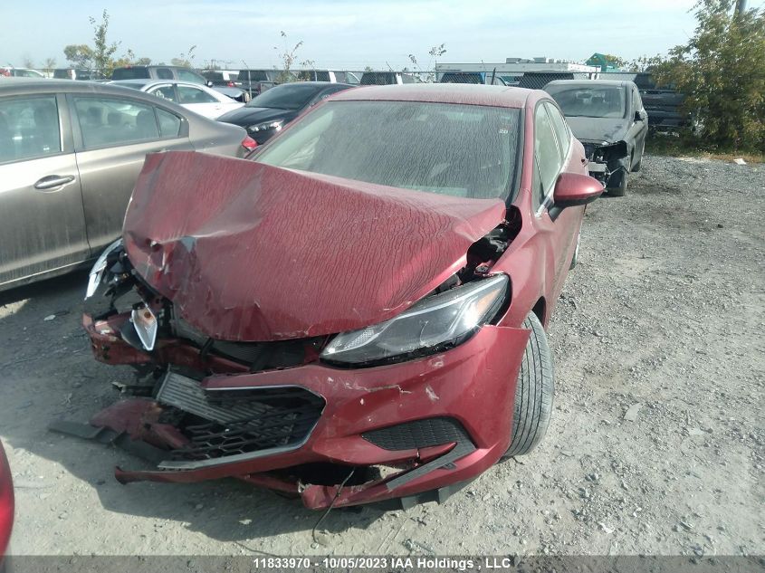 2017 Chevrolet Cruze Lt VIN: 3G1BE5SM6HS597059 Lot: 11833970