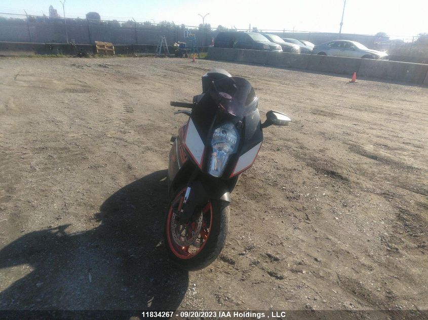 2012 Ktm 1190 Rc8 VIN: VBKVR940XCM984764 Lot: 11834267