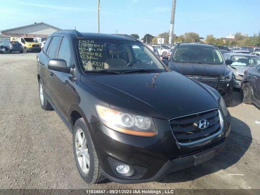 2011 Hyundai Santa Fe Limited W/Navi VIN: 5XYZHDAG8BG088182 Lot: 11834847