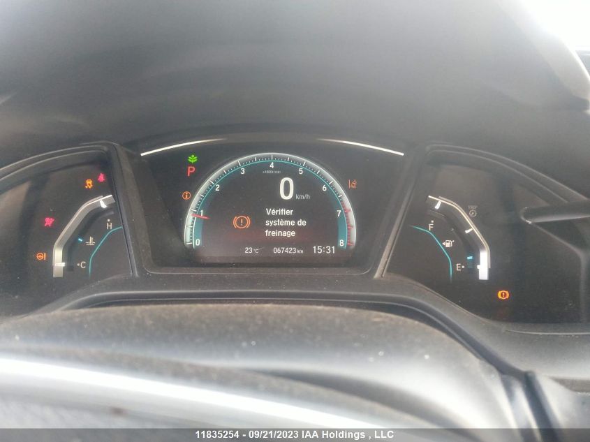 2018 Honda Civic VIN: 2HGFC2F6XJH019226 Lot: 11835254