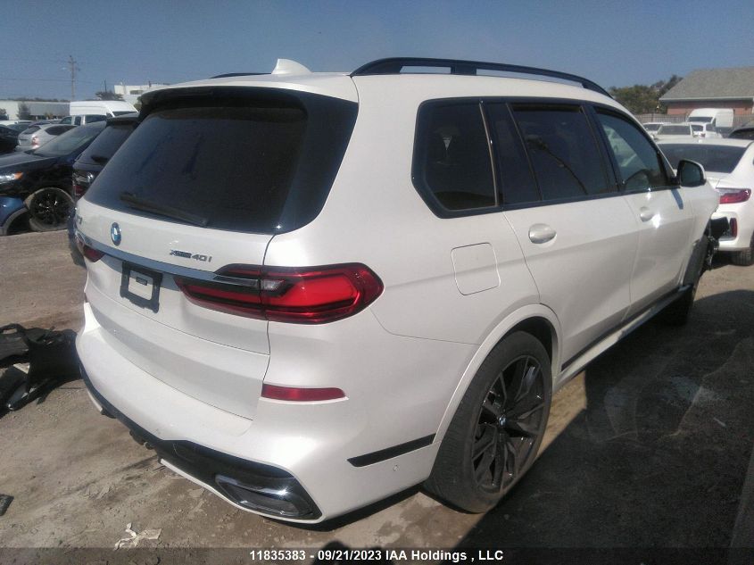 2021 BMW X7 xDrive40I VIN: 5UXCW2C06M9G08658 Lot: 11835383