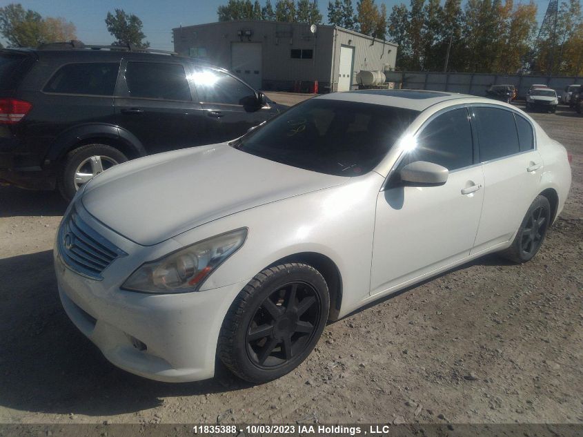 2012 Infiniti G25 Sedan X VIN: JN1DV6AR8CM862093 Lot: 11835388