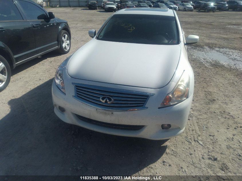 2012 Infiniti G25 Sedan X VIN: JN1DV6AR8CM862093 Lot: 11835388