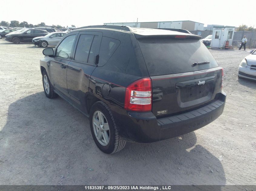 2008 Jeep Compass Sport VIN: 1J8FT47W18D734839 Lot: 11835397