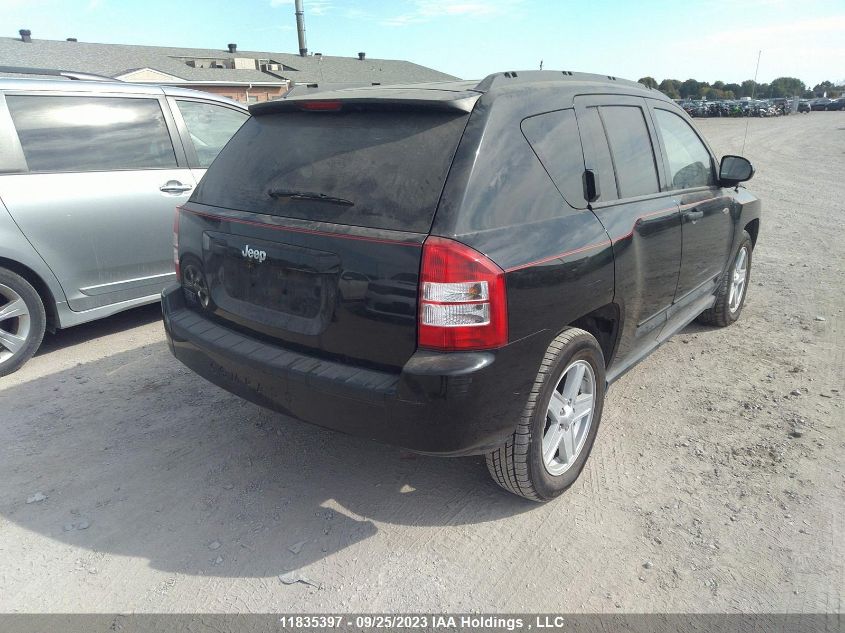 2008 Jeep Compass Sport VIN: 1J8FT47W18D734839 Lot: 11835397