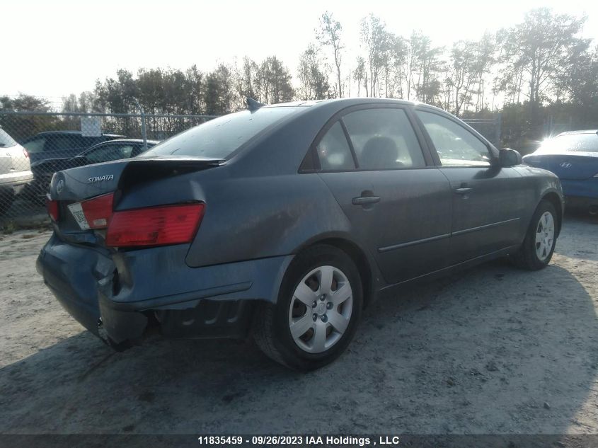 2009 Hyundai Sonata Gl VIN: 5NPET46C39H490844 Lot: 11835459