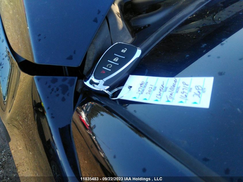 2021 Chevrolet Trailblazer Lt VIN: KL79MRSL3MB169718 Lot: 11835483