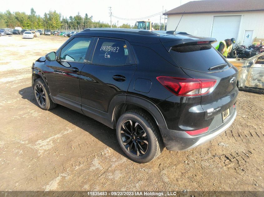 2021 Chevrolet Trailblazer Lt VIN: KL79MRSL3MB169718 Lot: 11835483