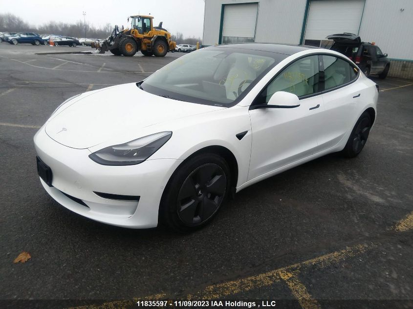 2021 Tesla Model 3 Standard Range VIN: 5YJ3E1EA1MF026040 Lot: 11835597