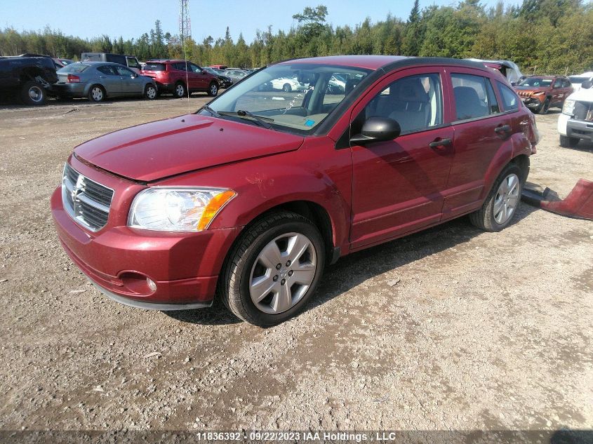 2007 Dodge Caliber Sxt VIN: 1B3HB48B37D206637 Lot: 11836392