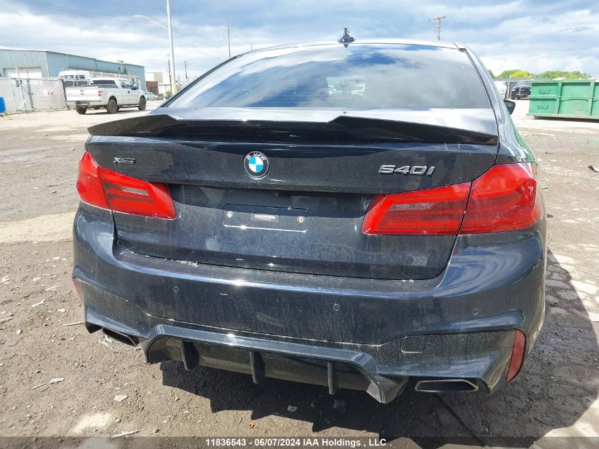 2018 BMW 5 Series 540I xDrive VIN: WBAJE7C54JWD53720 Lot: 11836543