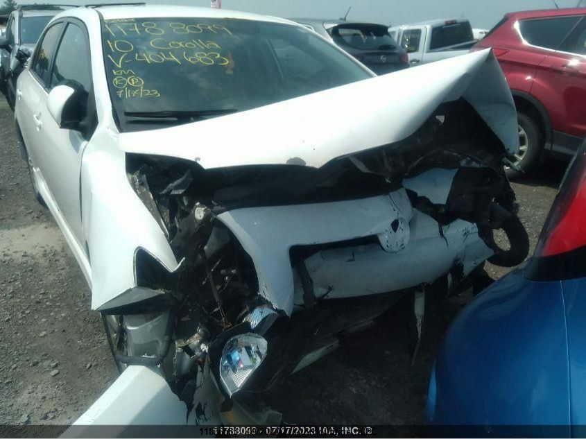 2010 Toyota Corolla Ce/S/Le VIN: 2T1BU4EE1AC404683 Lot: 11836583