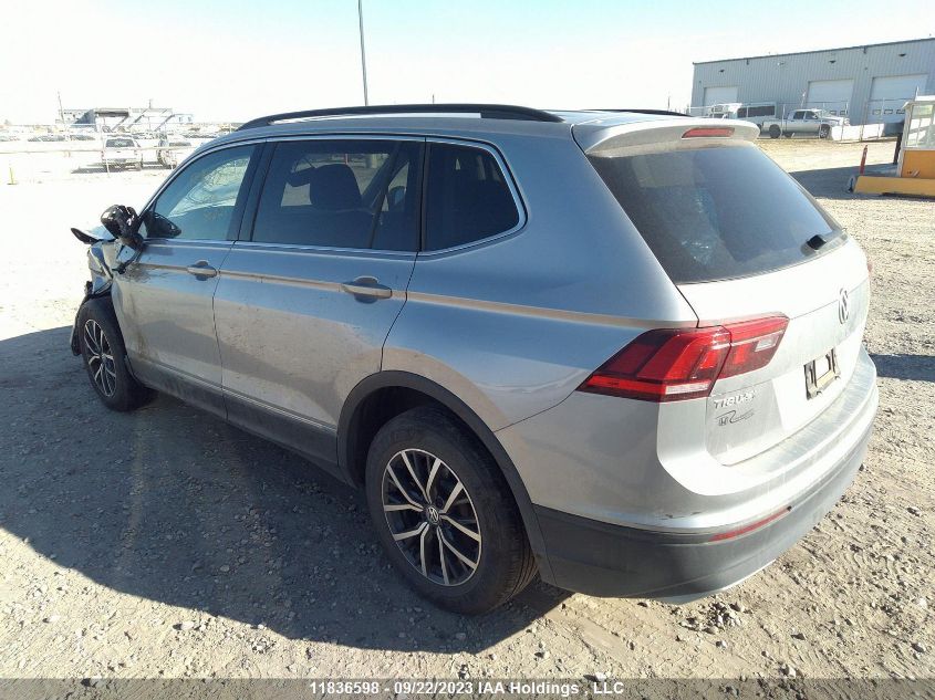 2020 Volkswagen Tiguan Comfortline/Iq Drive VIN: 3VV2B7AX9LM135083 Lot: 11836598