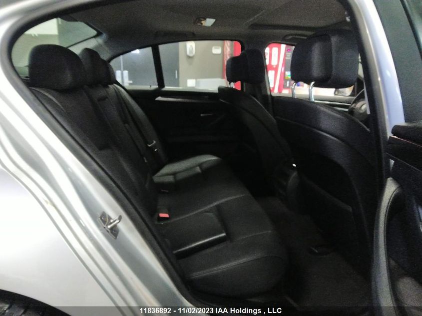 2012 BMW 5 Series 528I xDrive VIN: WBAXH5C5XCDW04466 Lot: 11836892