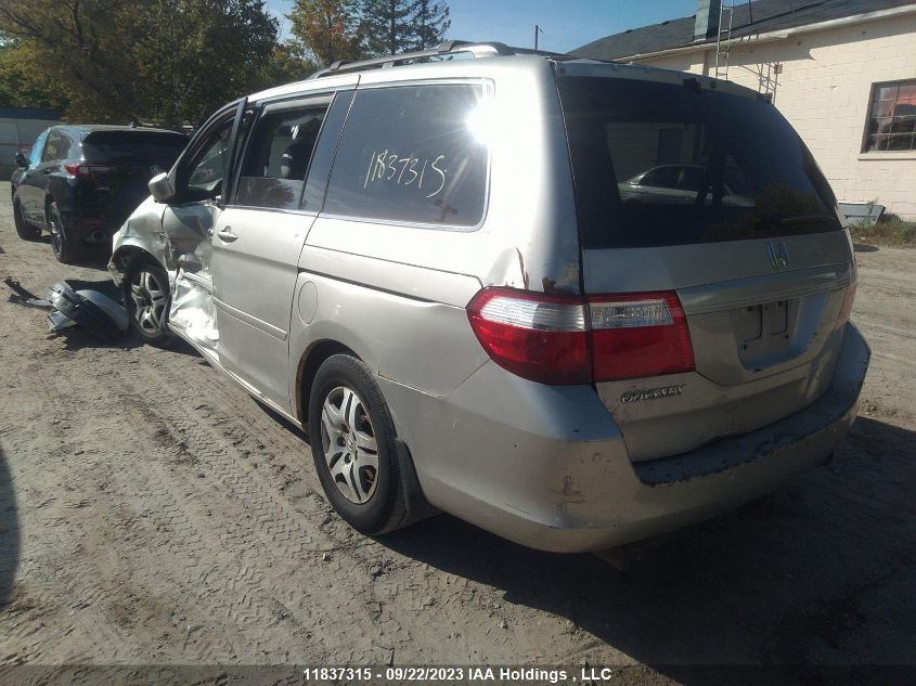 2006 Honda Odyssey Ex-L VIN: 5FNRL38726B512497 Lot: 11837315