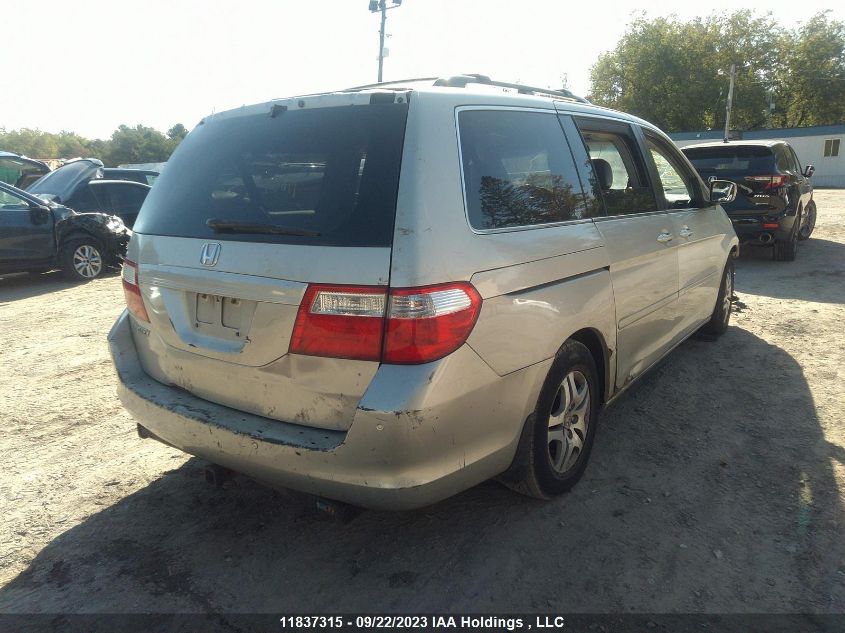 2006 Honda Odyssey Ex-L VIN: 5FNRL38726B512497 Lot: 11837315