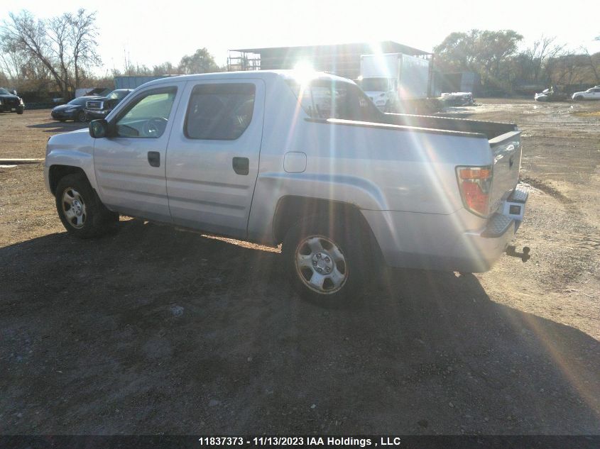 2008 Honda Ridgeline Lx VIN: 2HJYK16488H002885 Lot: 11837373