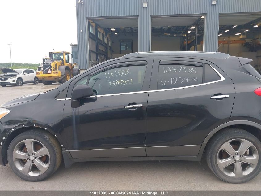 2013 Buick Encore VIN: KL4CJCSB2DB123944 Lot: 11837385