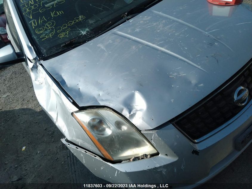 2009 Nissan Sentra VIN: 3N1AB61E49L657544 Lot: 11837603