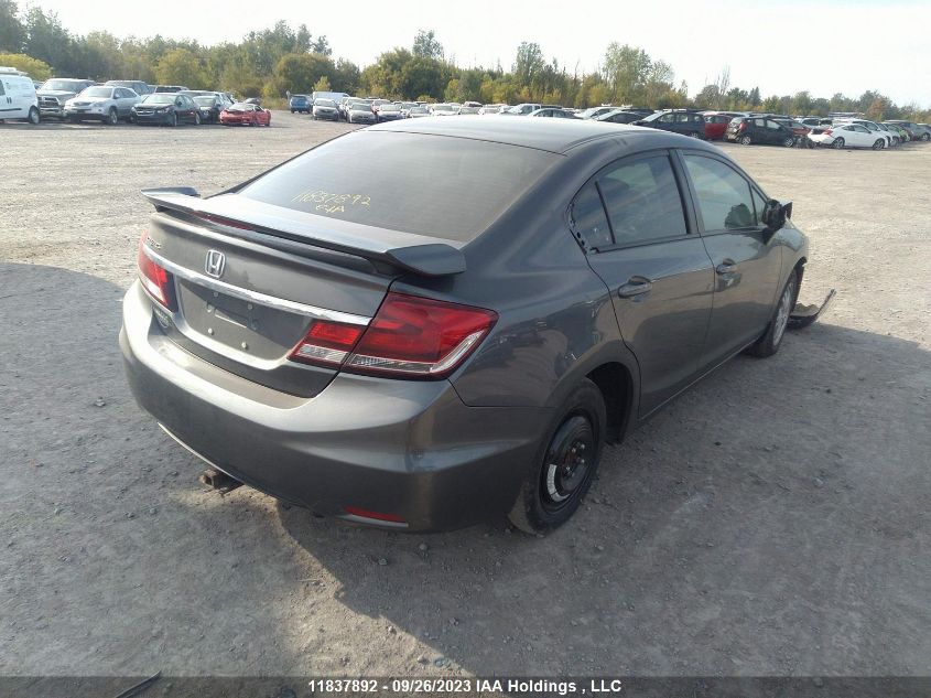 2013 Honda Civic Sdn Lx VIN: 2HGFB2F49DH013858 Lot: 11837892