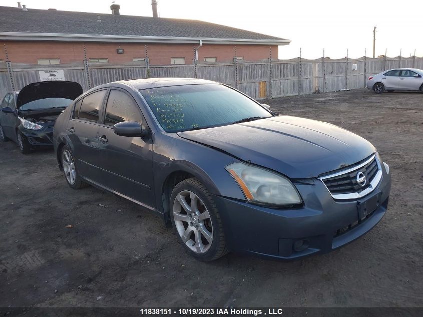 2007 Nissan Maxima VIN: 1N4BA41E57C808186 Lot: 11838151