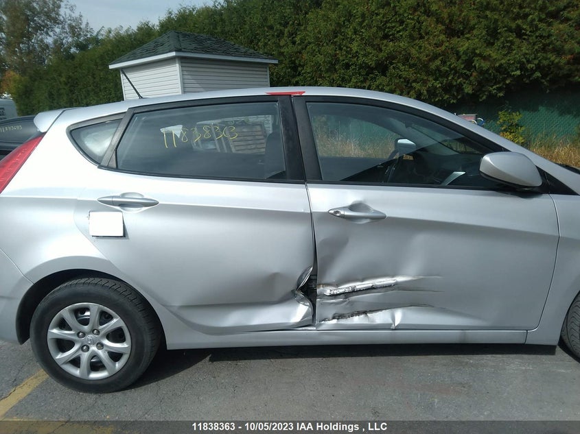 2012 Hyundai Accent Gl VIN: KMHCT5AE6CU050390 Lot: 11838363
