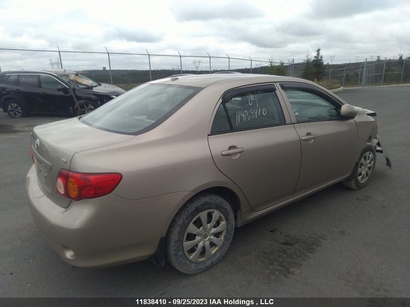 2009 Toyota Corolla Ce/S/Le VIN: 2T1BU40E09C015696 Lot: 11838410