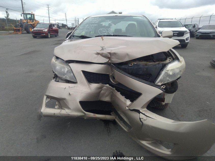 2009 Toyota Corolla Ce/S/Le VIN: 2T1BU40E09C015696 Lot: 11838410